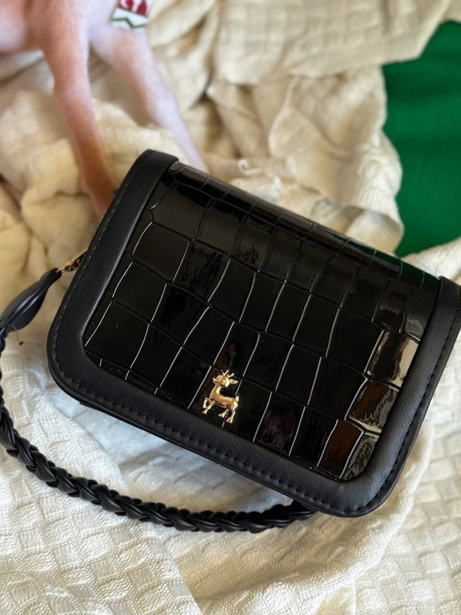 Small Croc Crossbody Bag